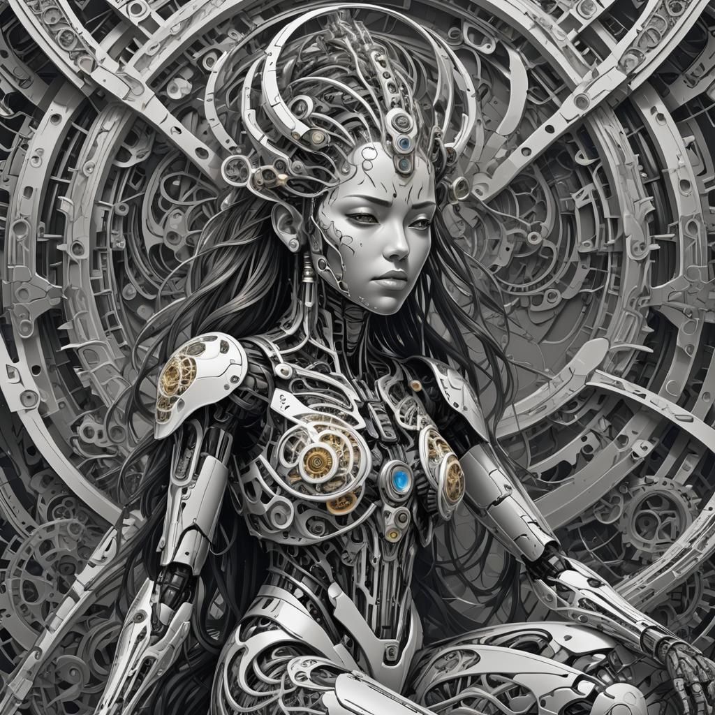 Cyborg Meditation with Fallen Warriors