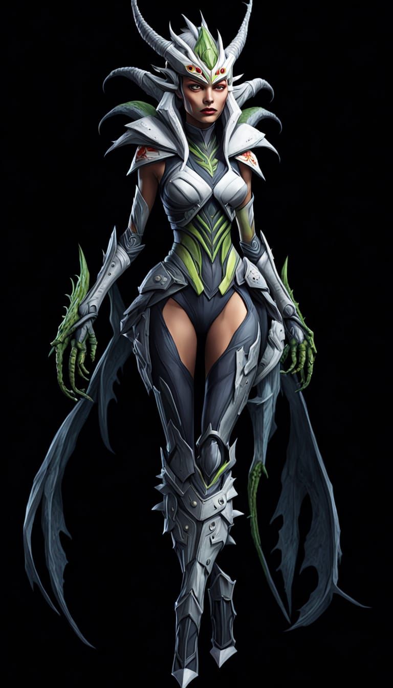 Dark Fantasy Zerg Queen Ahsoka