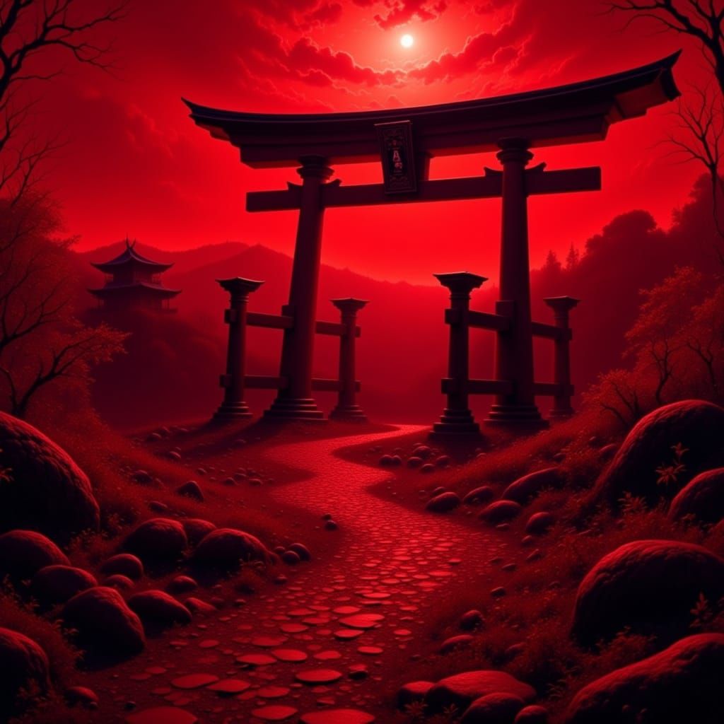 Red Alert Icon in Crimson Crown Style