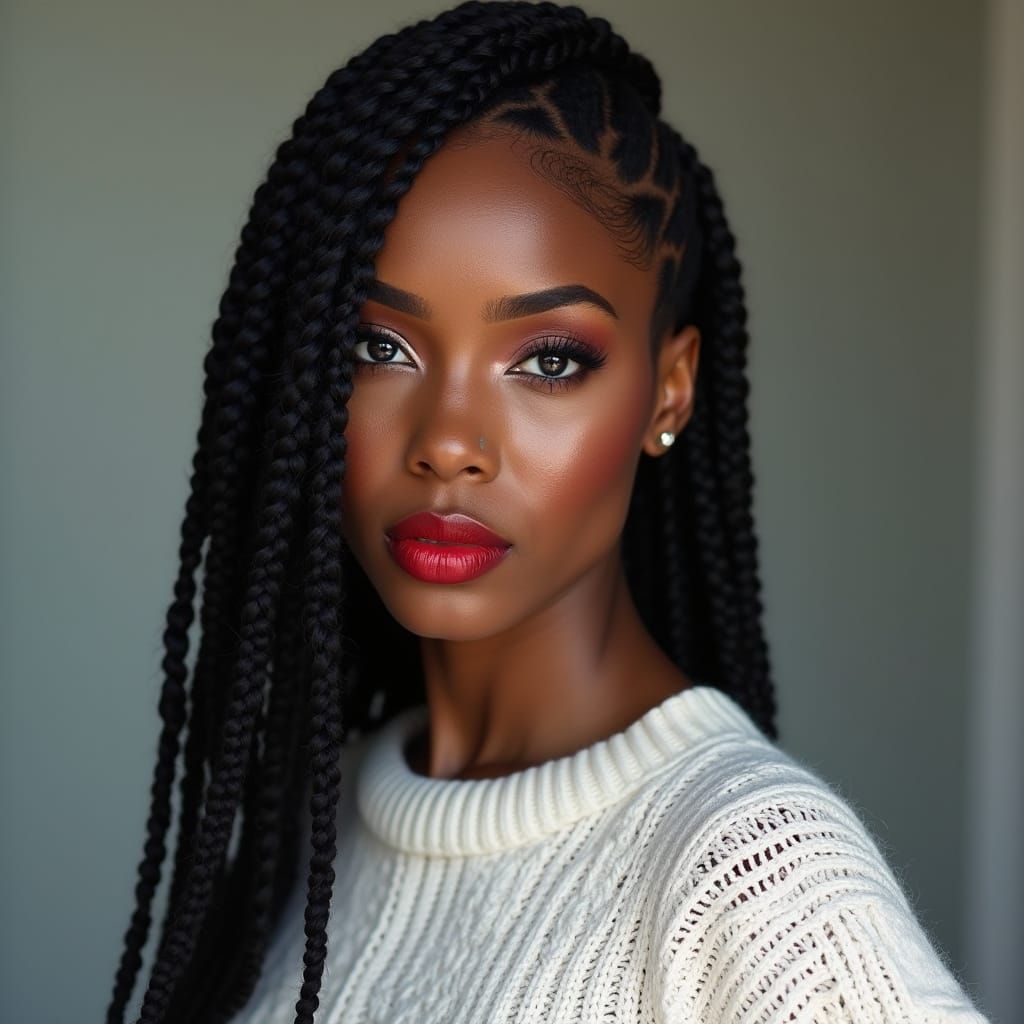 Kelly Rowland's Stunning Portrait in High Fashion Style