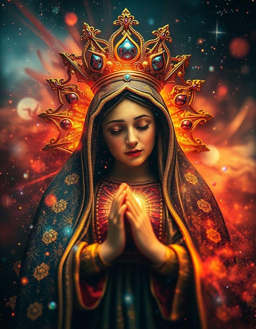 Mexican Goddess in Prayerful Repose