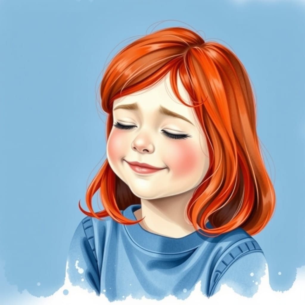 Warm Moment of a Plus-Size Mother and Child