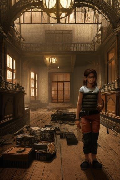 Lady Dimitrescu Daughters: Cinematic Digital Painting