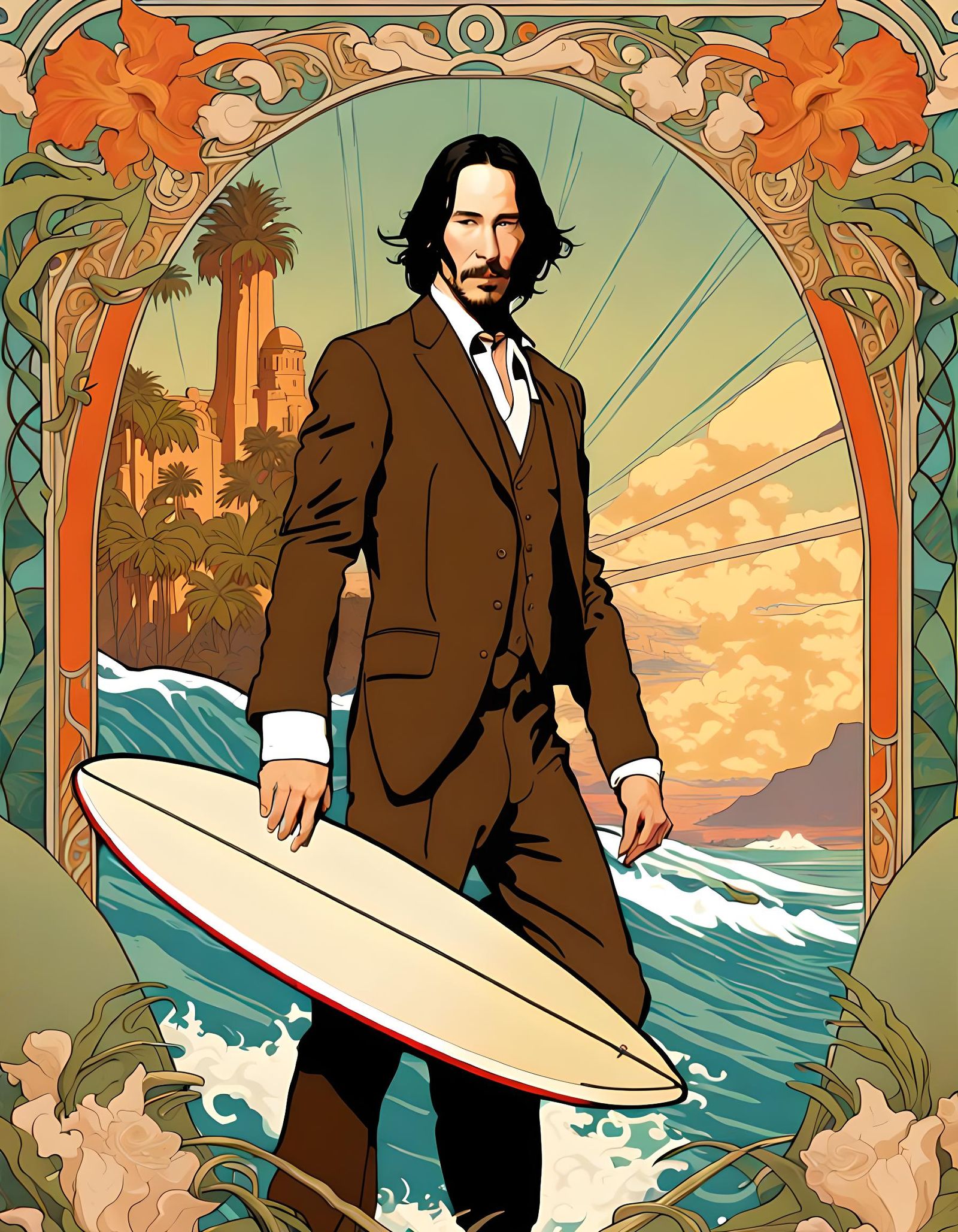 Keanu Reeves as Johnny Utah
