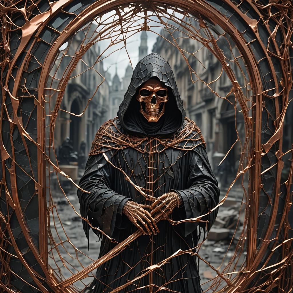 Copper Wire Grim Reaper in Shattered Mirror