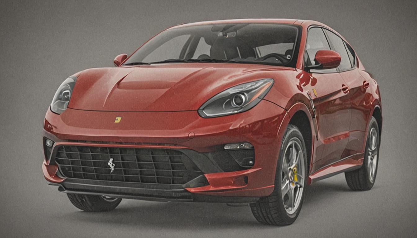 Photorealistic Rendering of a Ferrari