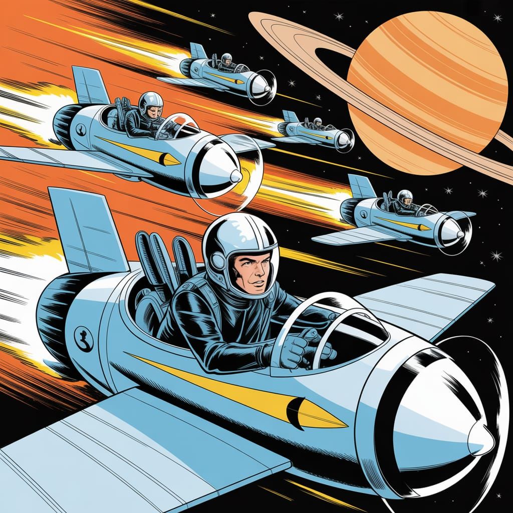 Captain Speed and his Galactic Raiders are off to save the p...