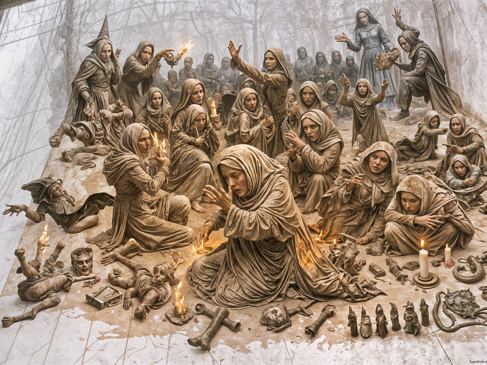 Dark Fantasy Witches in Horror Art