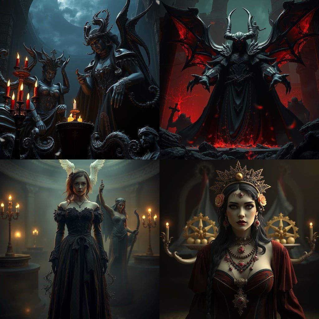 Sinister 3D Horror Scene with Dynamic Lighting