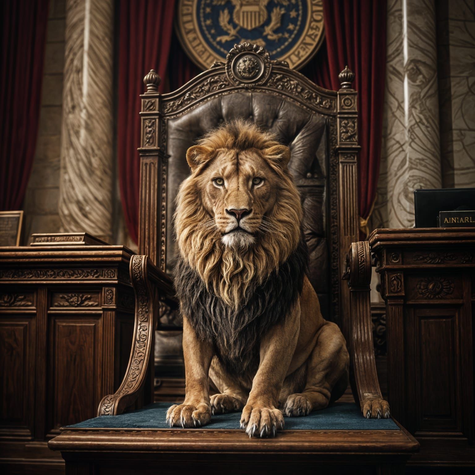 WE THROW LIONS OUT TO MAKE ROOM FOR THE HYENAS