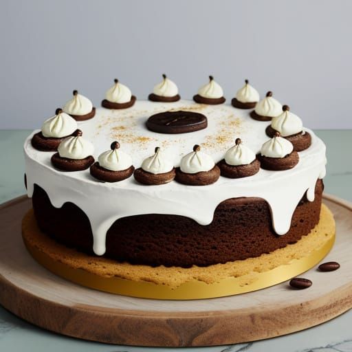 Espresso and Cake Still Life