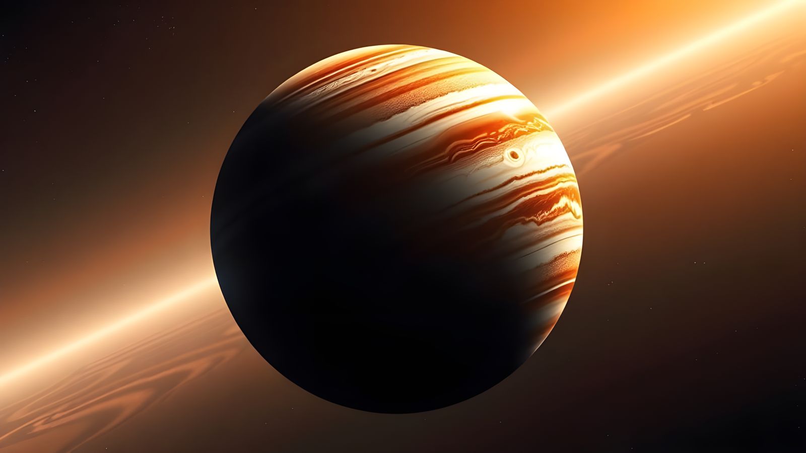 Vast Panorama of Jupiter's Majestic Atmosphere in Hyper-Real...