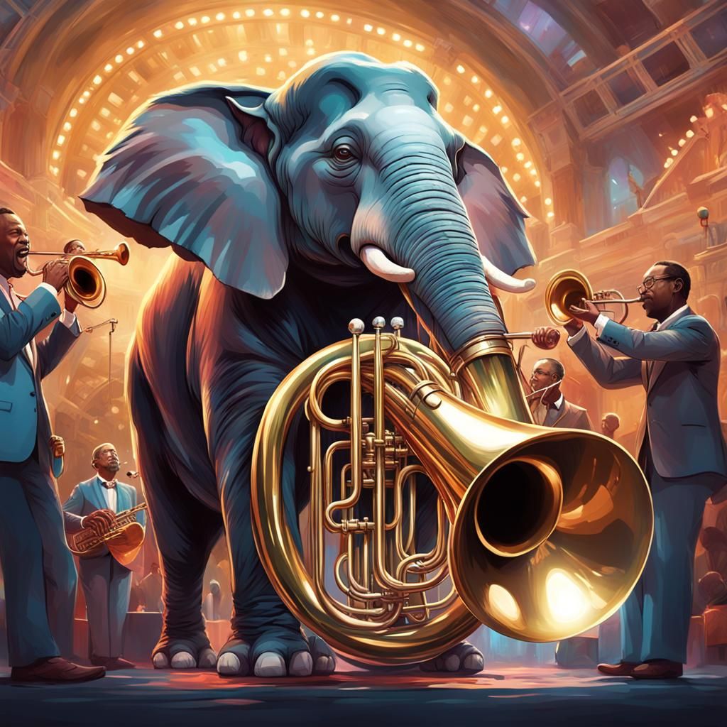 Happy Elephant's Jazz Tuba Concert in 8K