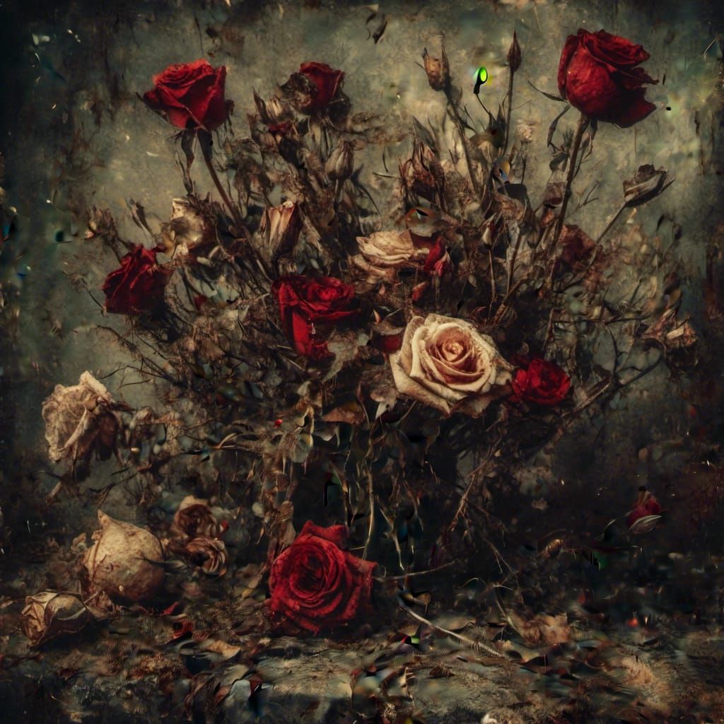 Macabre Dead Roses: A Symbol of Lost Love