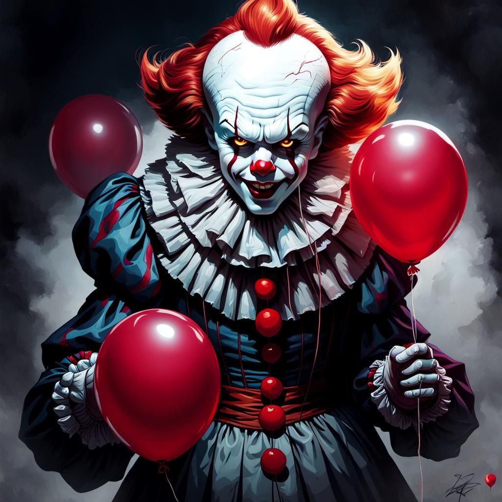 No clowing around here!! Pennywise and his balloons bring animation to life !