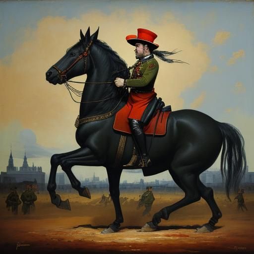 Eiffel Tower Surrealism: Pickles and Soldiers as Oil Paintin...