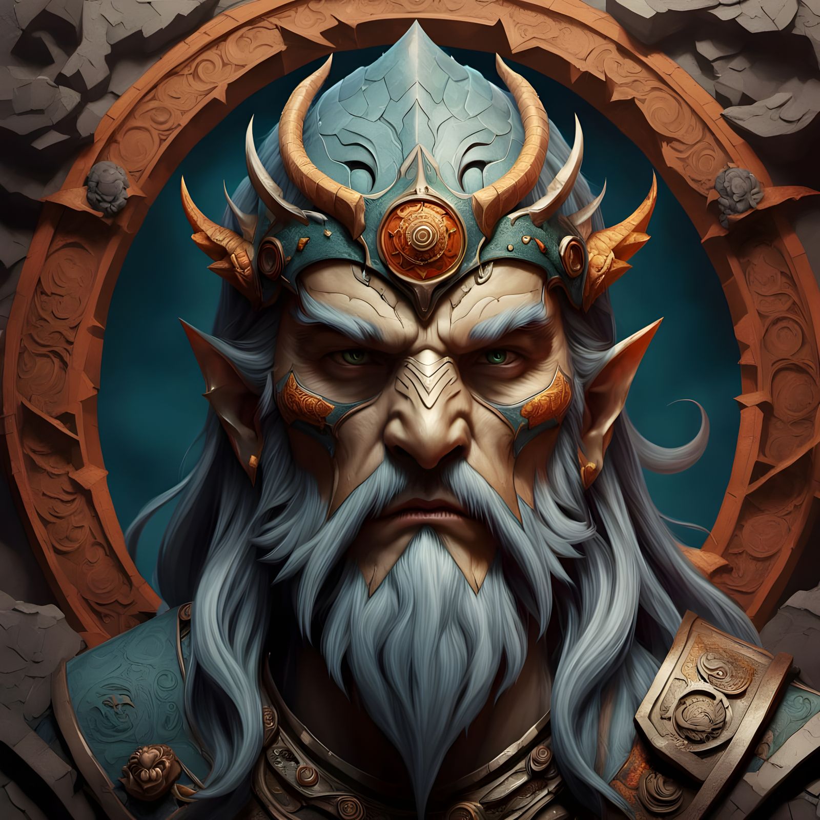 Cyberpunk King of Atlantis in Unreal Engine 5