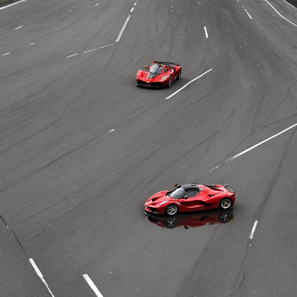 LaFerrari: A Stunning AI Generated Car Image