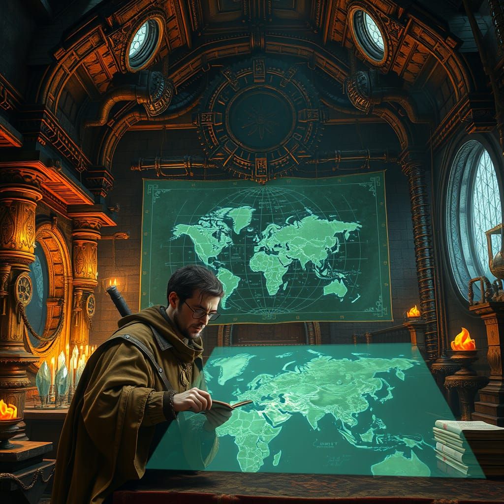 Imperial Scholar Deciphers Ancient Texts in Dwemer Ruin