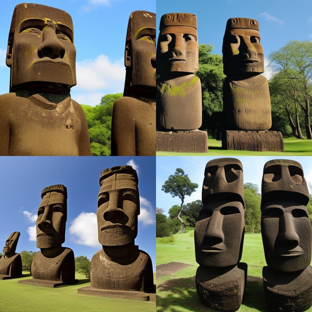 Moai Statue from Easter Island