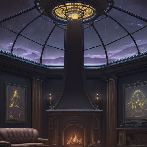 Ultimate dream glass dome living room ~