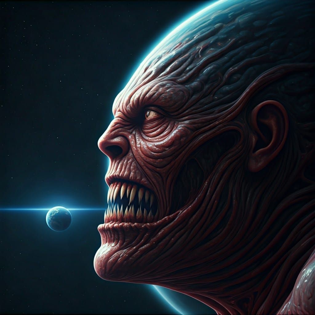 Gargantuan Space Horror Confronts Earth