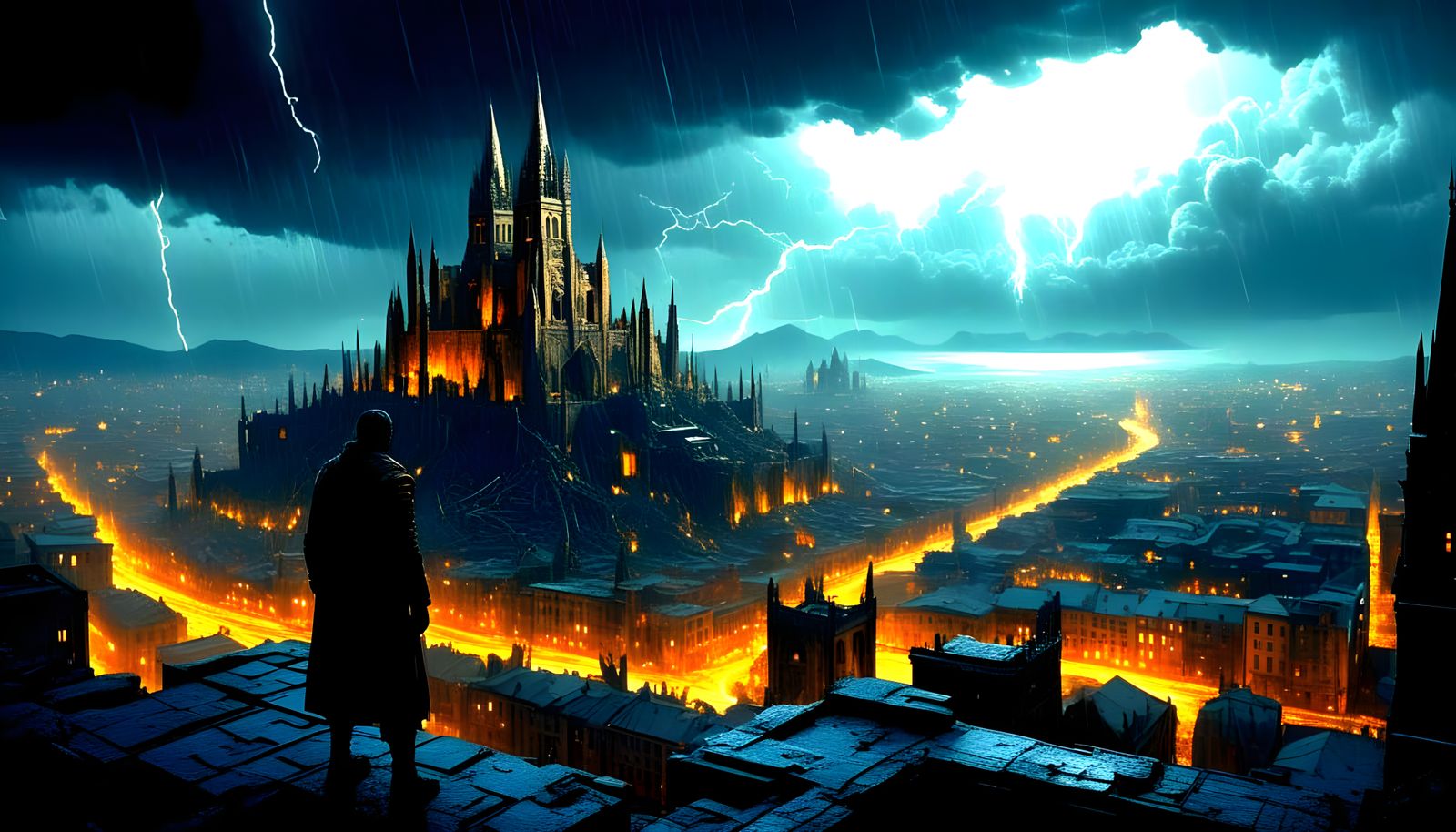 Epic Digital Matte Painting of Tiberium Wars Kaine