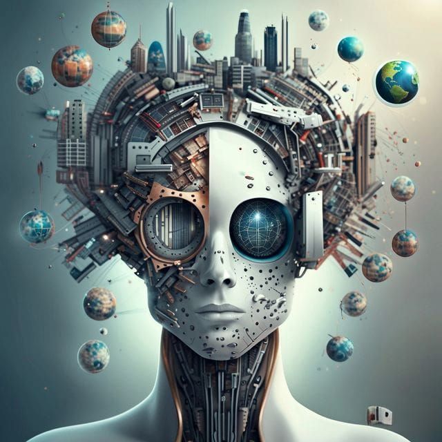 I asked SDXL "What if AI took over the world"