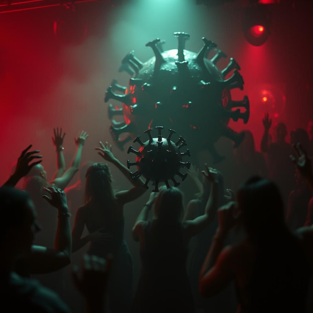 Ebola Virus Party in Avant-Garde Style