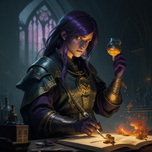 Dark Fantasy Chemistry Lab in Unreal Engine