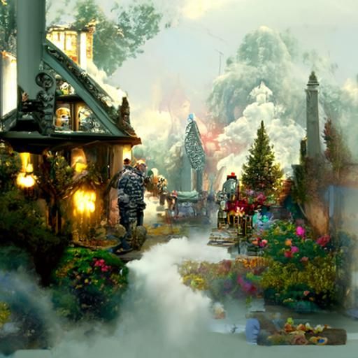 Dwarf Blacksmith in Ethereal Fantasy Workshop