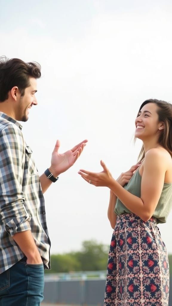 Tense Couple Confrontation in a Modern Setting