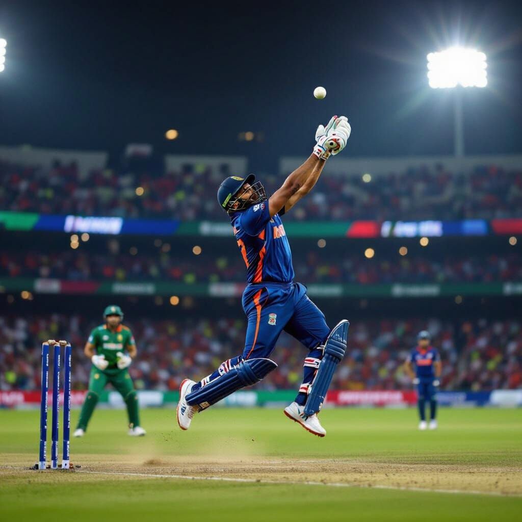Surya Kumar Yadav's Stunning Boundary Catch in T20 World Cup...