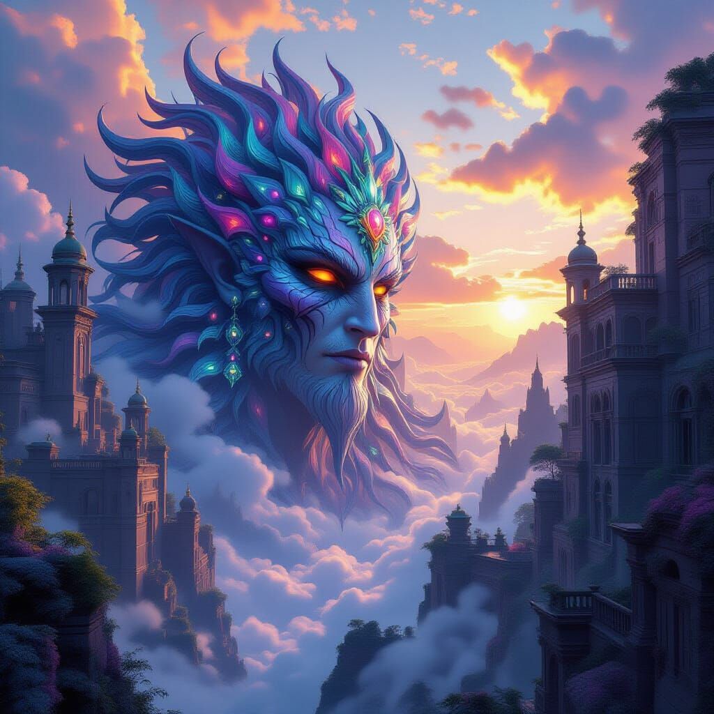 Fantastical Matte Painting with Intricate Details