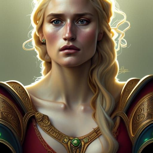 Portrait of a Beautiful Amazonian Lady