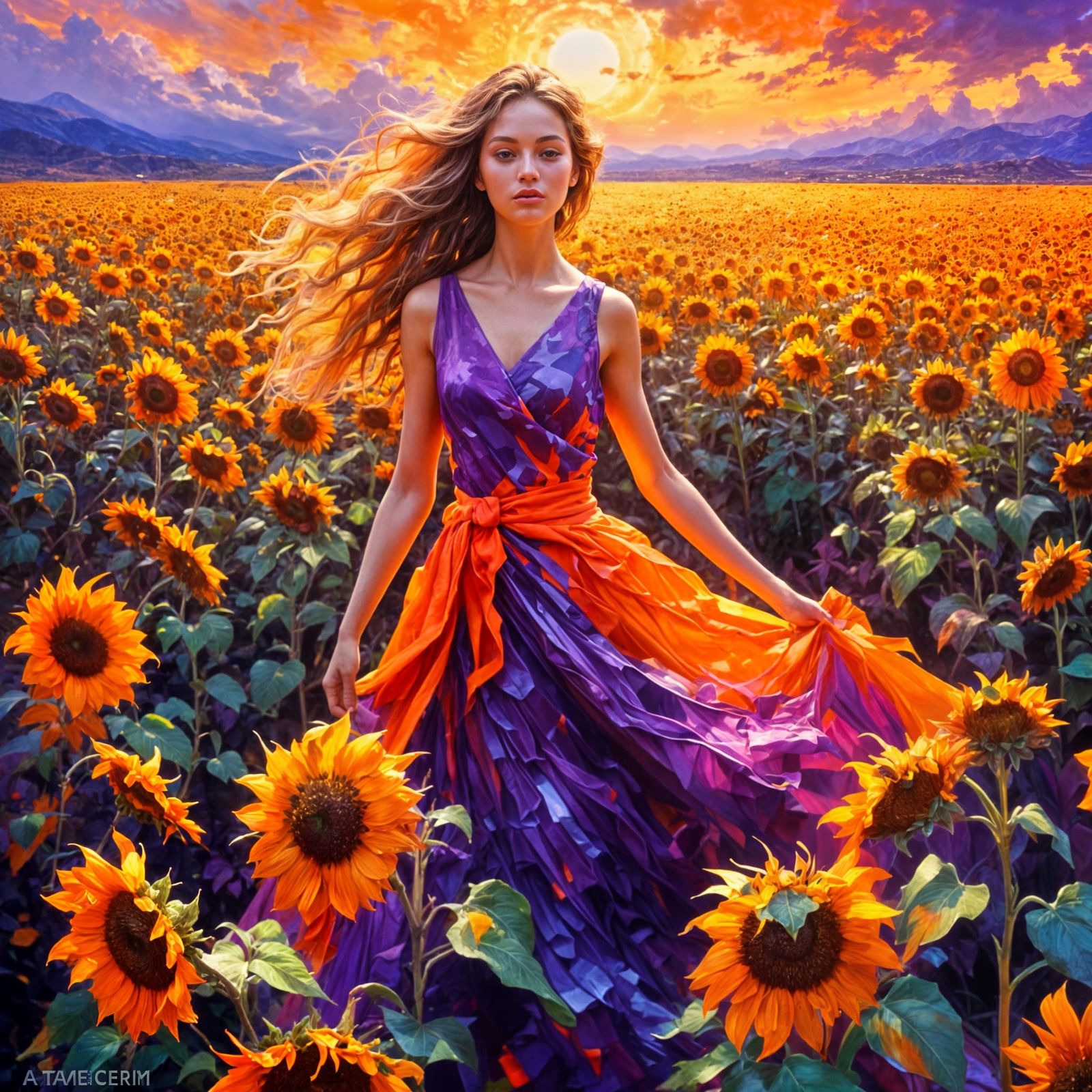 Purple and Orange Color Palette