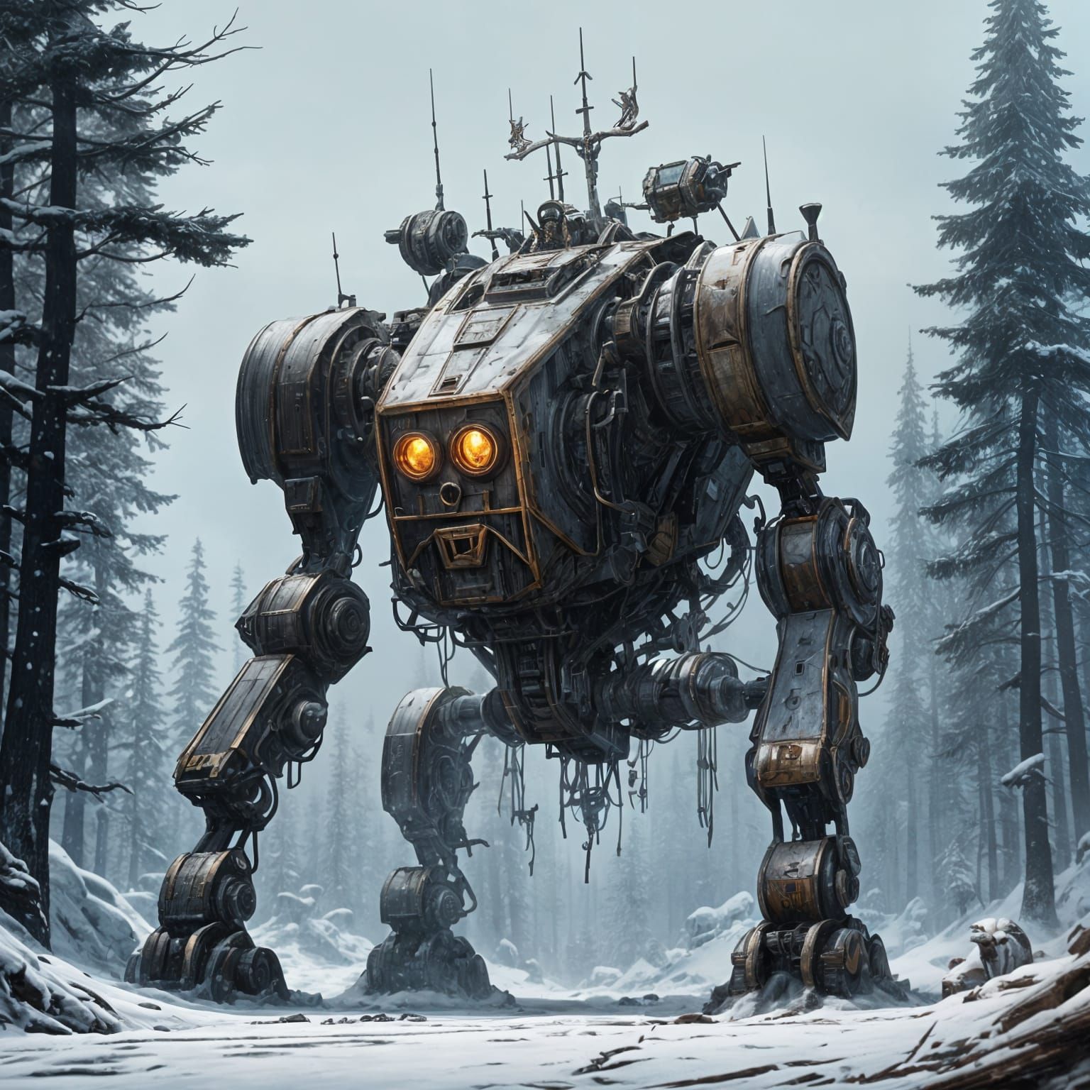 Epic Caribou Robot Walks Finnish Forests in a Stunning Digit...