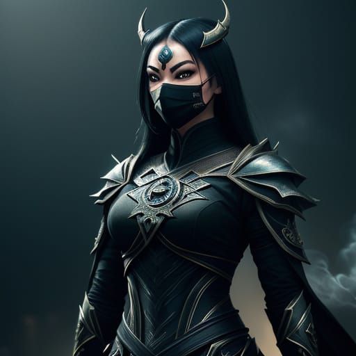 Female Shang Tsung Cyberpunk Ninja Warrior