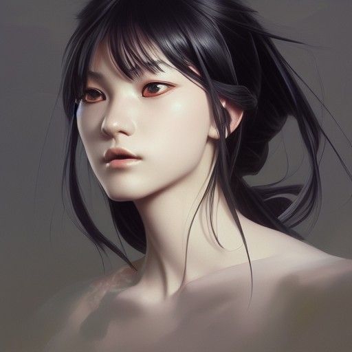 Detailed Portrait of Sango, Kagome and Kikyo