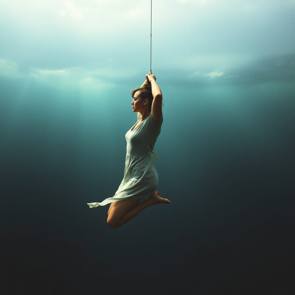 Surreal Tether: A Silken Thread of Connection