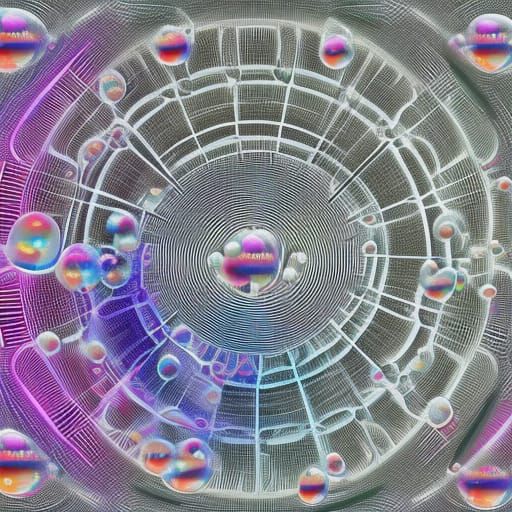 Intricate Fractal Bubble Pattern