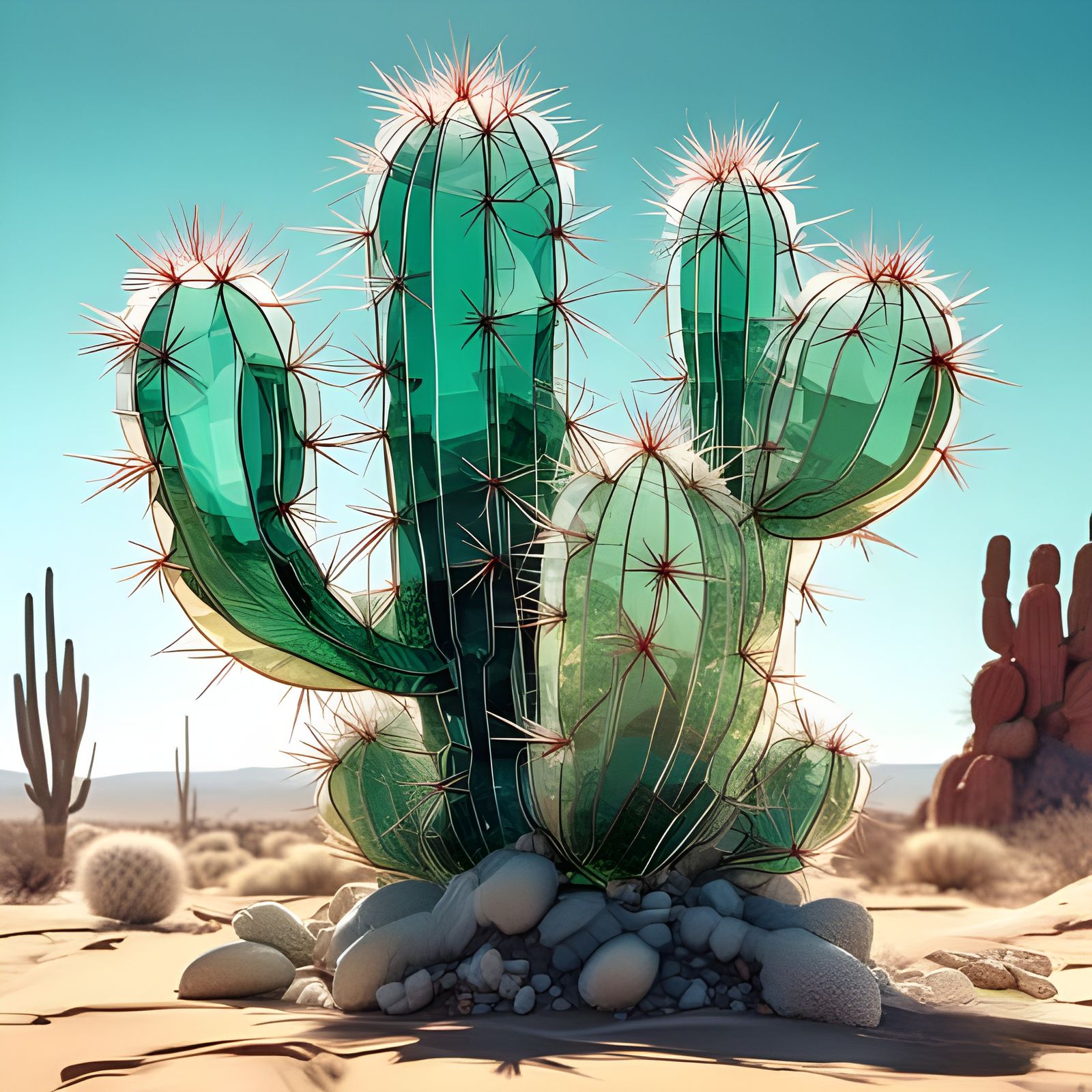Glass Cactus
