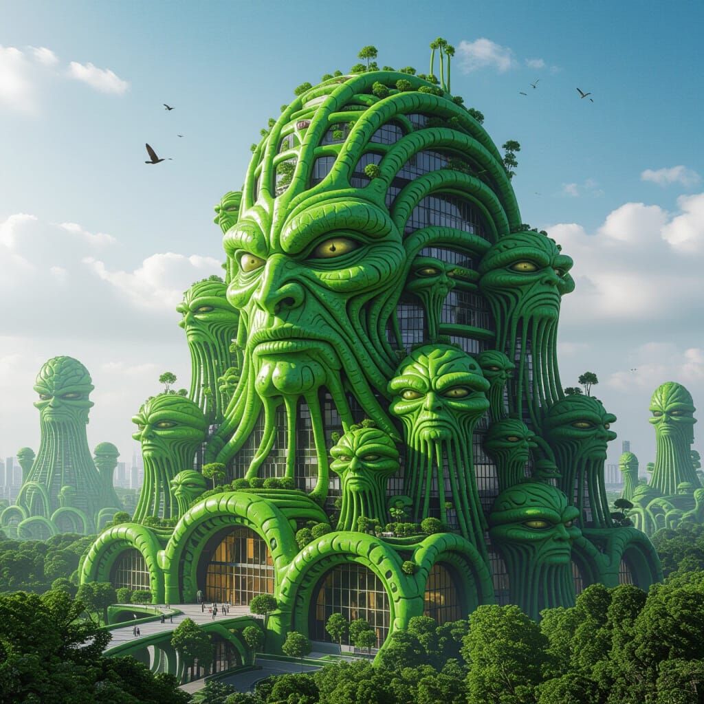 R'yleh: A Gigeresque Living Cityscape