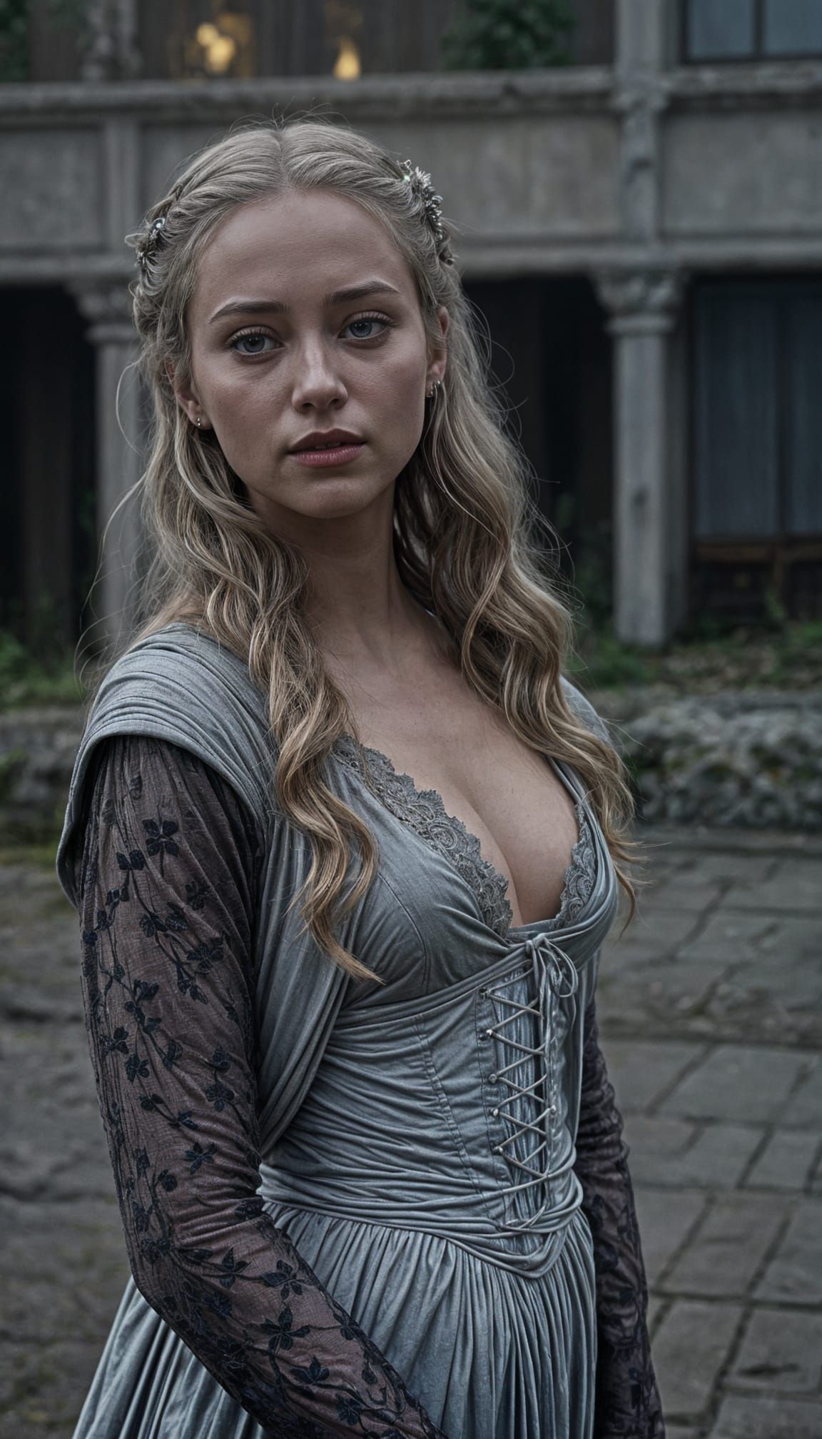 Sarah Gadon as Sara Tepes, a Regal Wallachian Voivode in Opu...