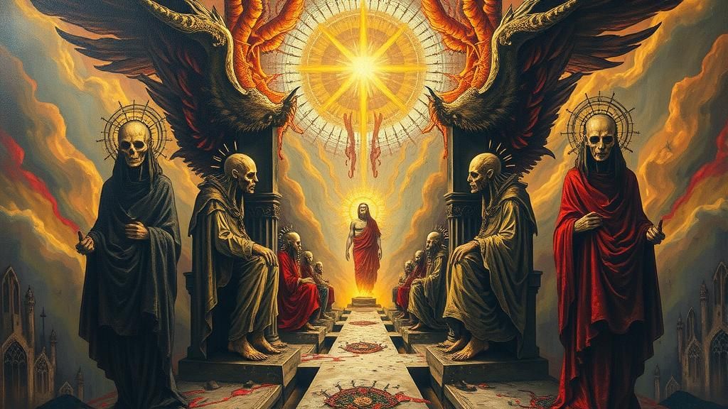 Dystopian Heaven: Beheaded Souls in Surreal Automatism