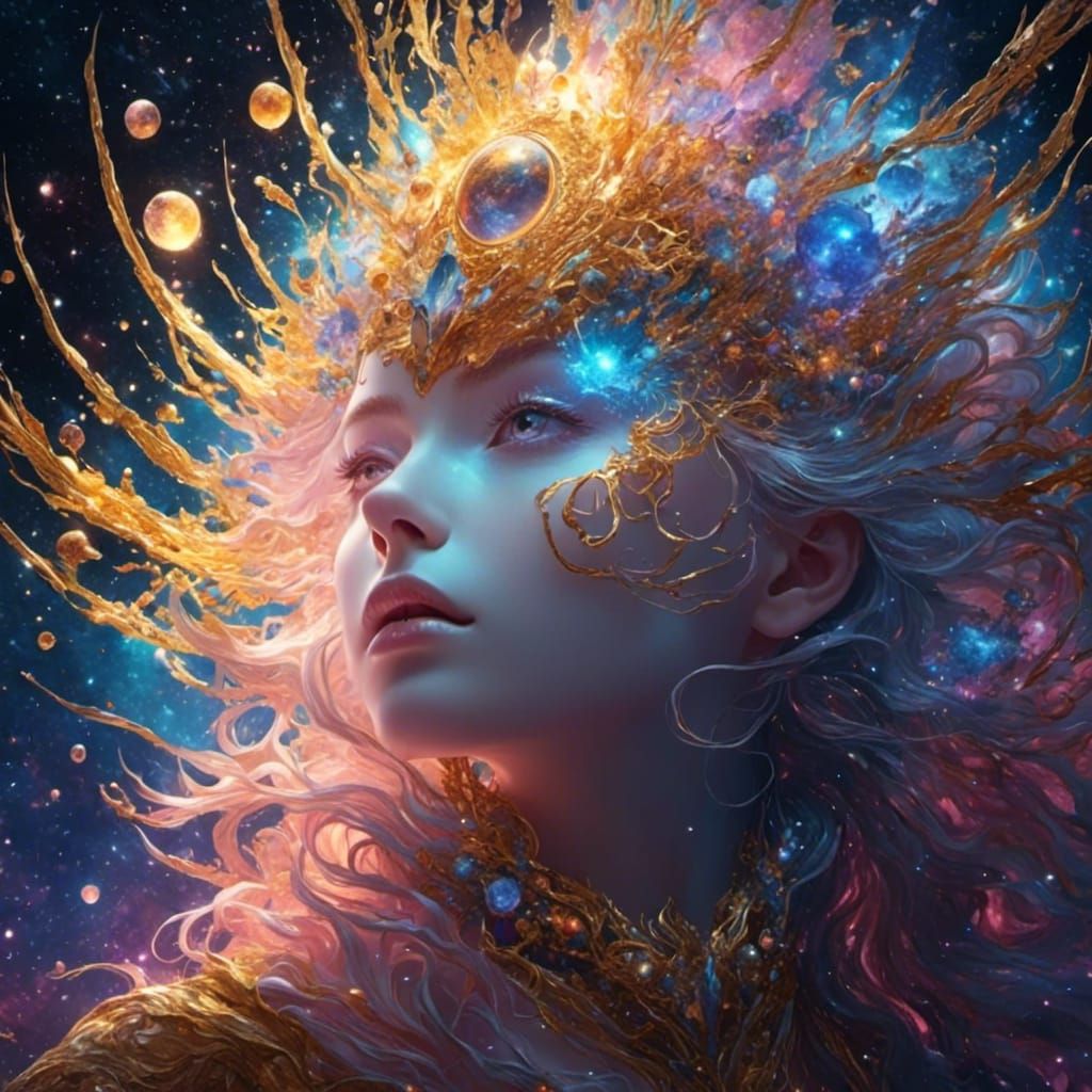 Heart of the Universe in Digital Art