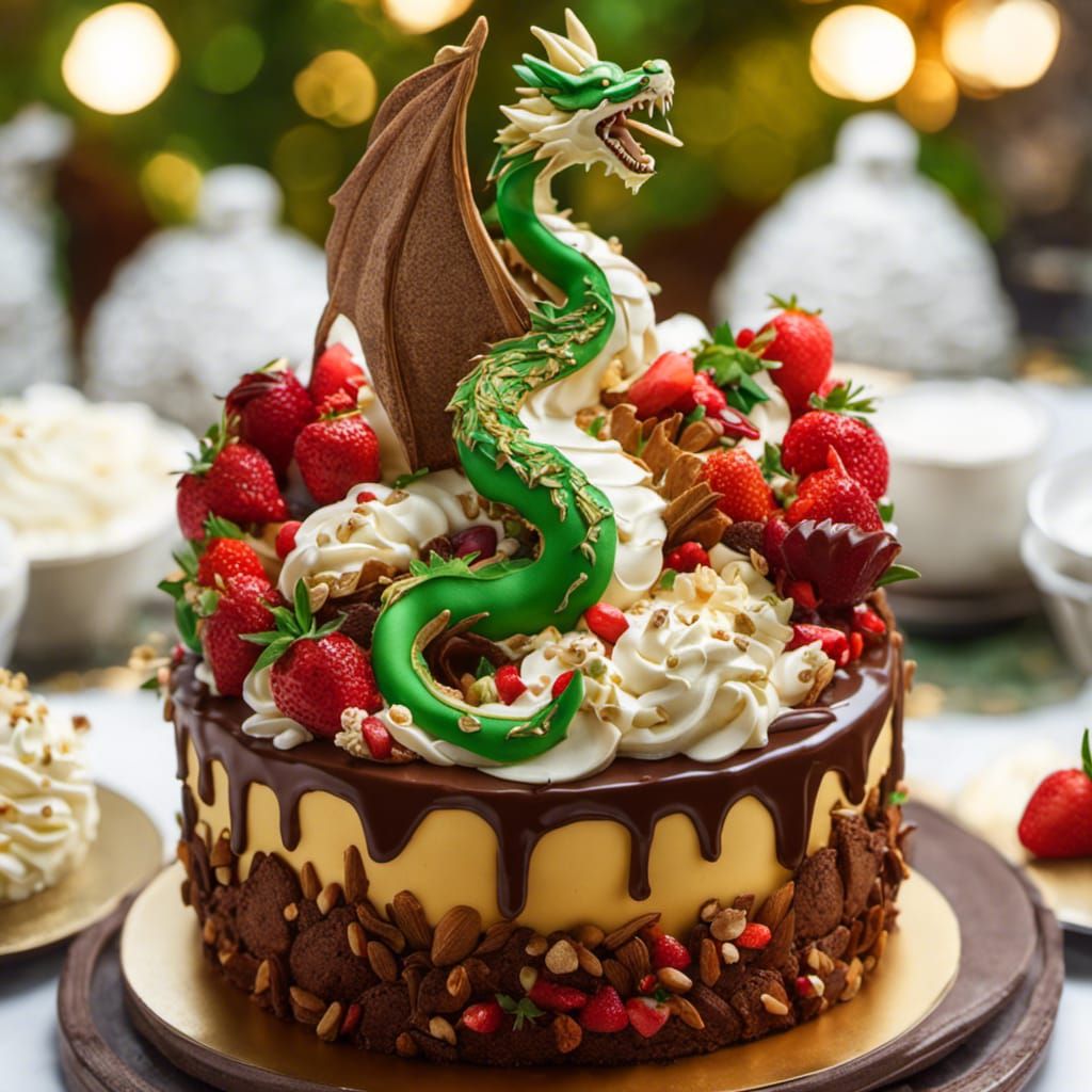Dragon cake