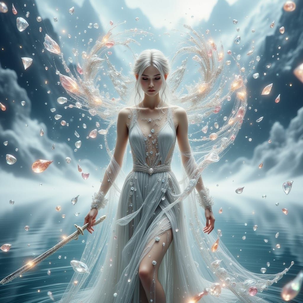 Enchanting Elf Unleashes Diamond Avalanche