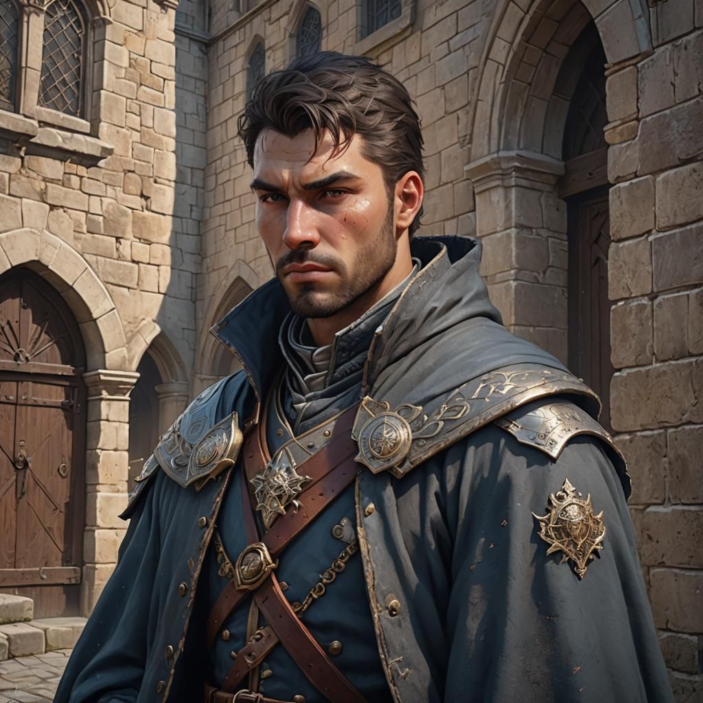 Fantasy City Guard Portrait in Unreal Engine 5