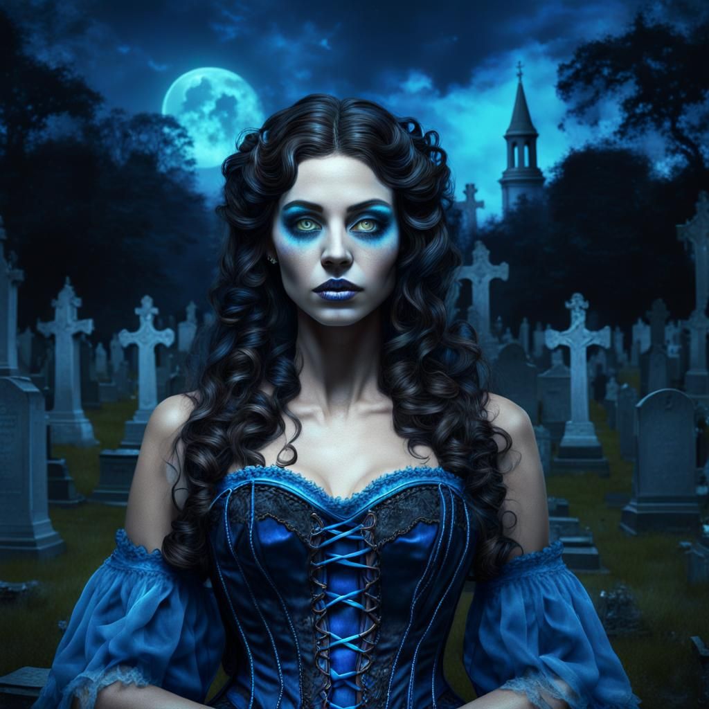 Cajun Bayou Witch Summoning Ghosts in New Orleans